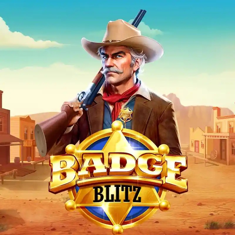 Play the Badge Blitz slot by Pragmatic Play on HappySpins Casino