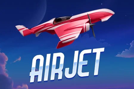 Air Jet logo by 100HP Gaming at HappySpins CasinoAir Jet