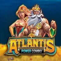 Atlantis Power Combo slot logo by Infinity Dragon Studios at HappySpins CasinoAtlantis Power Combo