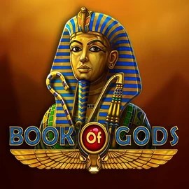 Official Slots logo: Book of Gods by BF Games at HappySpins Casino
