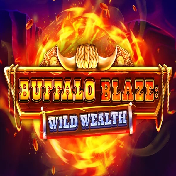 Logo of Buffalo Blaze Wild Wealth from OctoPlay at HappySpins Casino