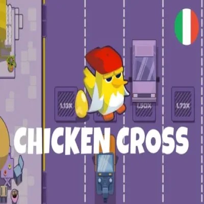 Chicken Cross slot logo by Upgaming at HappySpins CasinoChicken Cross