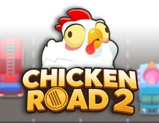 Chicken Road 2 slot logo by InOut at HappySpins Casino