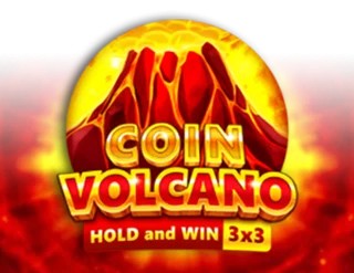 Coin Volcano logo by 3 Oaks Gaming at HappySpins Casino
