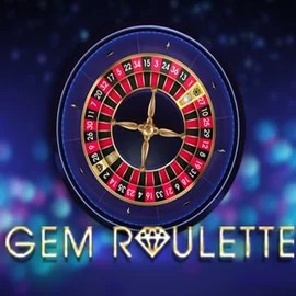 Gem Roulette online game logo by iSoftBet on happysspins.com