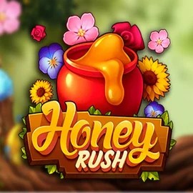 Honey Rush logo by Play'n GO at HappySpins Casino