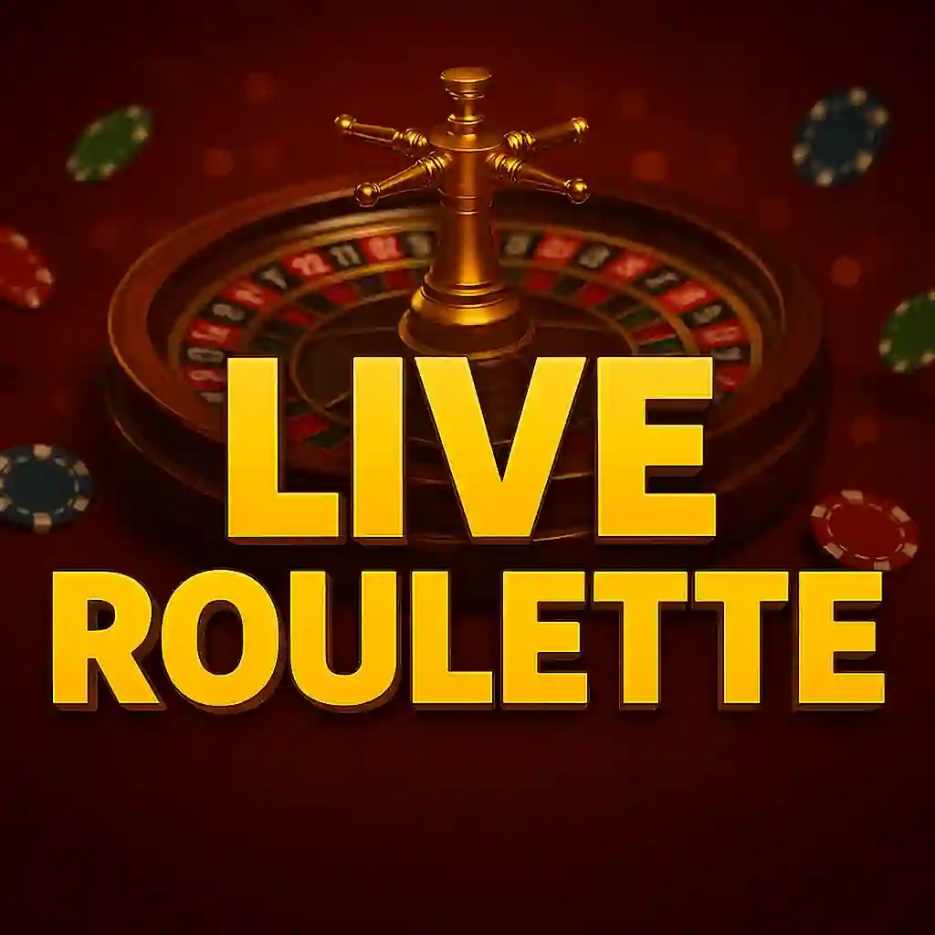 Live Roulette by Evolution, showcased at happysspins.com – game logo