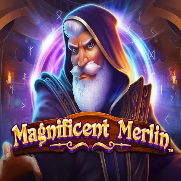 Magnificent Merlin logo – Slots by Greentube at HappySpins Casino