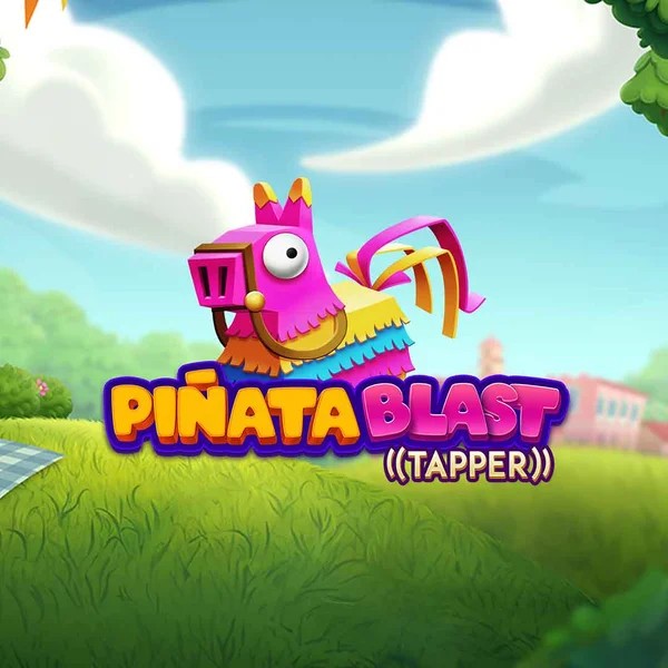 Pinata Blast slot logo by Greentube at HappySpins Casino