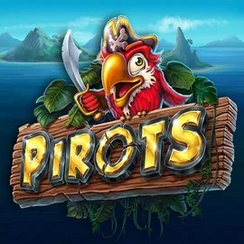 Pirots logo by ELK Studios at HappySpins CasinoPirots