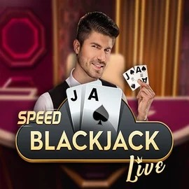 Live Casino logo of Speed Blackjack from Pragmatic Play at HappySpins Casino