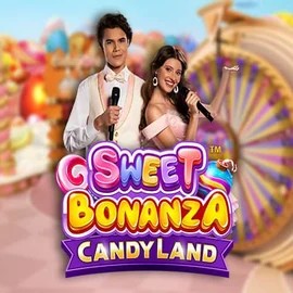 Sweet Bonanza Candy Land Live logo by Pragmatic Play at HappySpins Casino